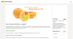 Desktop Screenshot of menuinsights.com